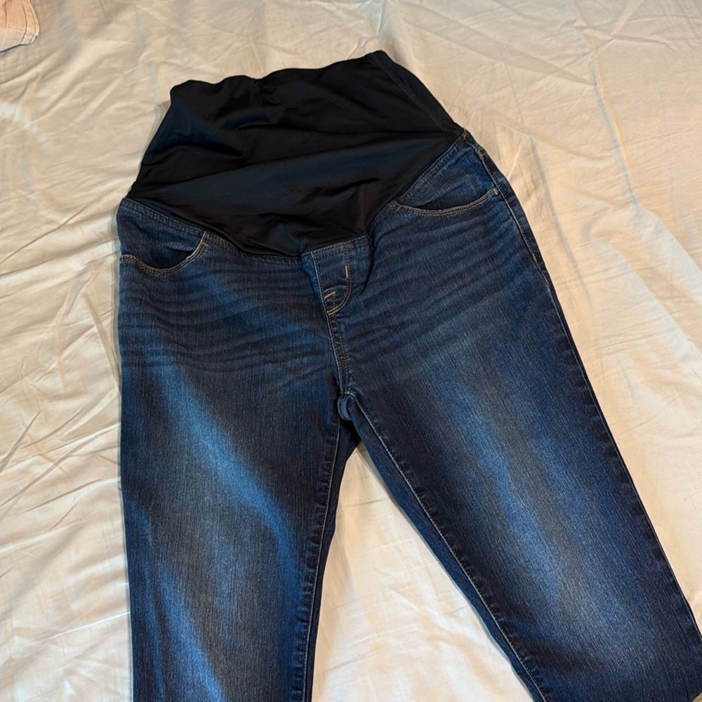 Maternity jeans- over the belly, skinny